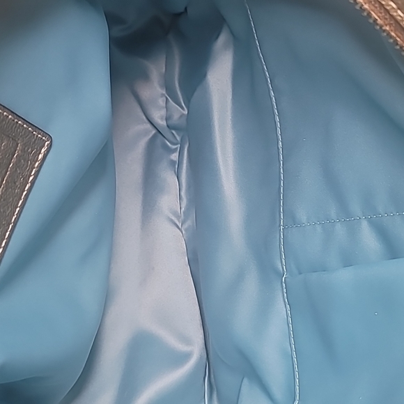 COACH | Metallic Gold TRIBECA Tote Bag w/Shoulder  Strap - Picture 11 of 13